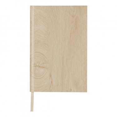 Logo trade promotional merchandise photo of: Kavana wood print A5 notebook