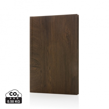 Logotrade promotional merchandise picture of: Kavana wood print A5 notebook