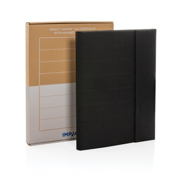 Logo trade corporate gifts picture of: Impact Aware™ A4 portfolio with magnetic closure