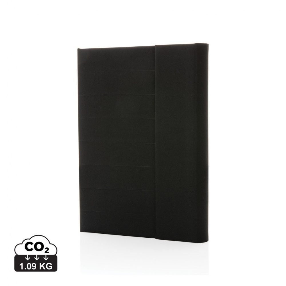 Logo trade business gift photo of: Impact Aware™ A5 notebook with magnetic closure