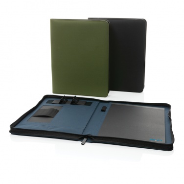 Logotrade promotional giveaways photo of: Impact Aware™ deluxe 300D tech portfolio with zipper