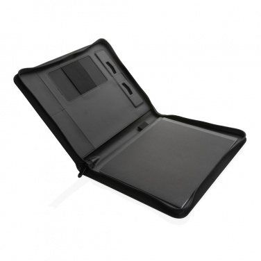 Logo trade corporate gift photo of: RCS rPU deluxe tech portfolio with zipper