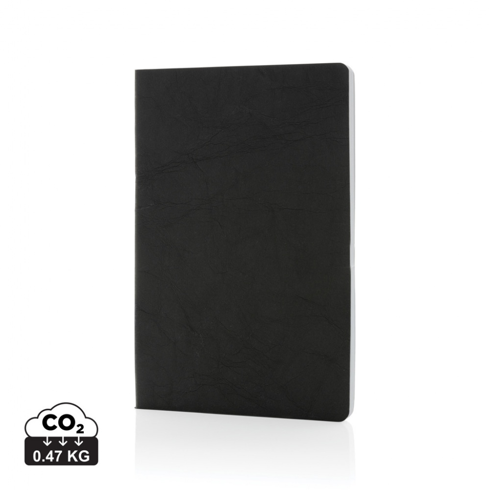 Logotrade promotional merchandise picture of: Salton A5 GRS certified recycled paper notebook