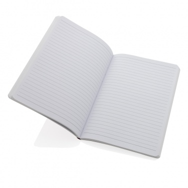 Logotrade promotional products photo of: Salton A5 GRS certified recycled paper notebook