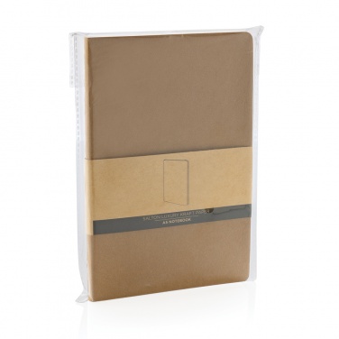 Logo trade business gift photo of: Salton A5 GRS certified recycled paper notebook