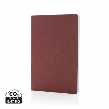 Logo trade corporate gifts picture of: Salton A5 GRS certified recycled paper notebook