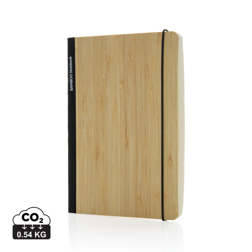 Logo trade corporate gifts picture of: Scribe bamboo A5 Notebook