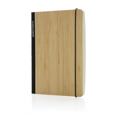 Logo trade business gift photo of: Scribe bamboo A5 Notebook