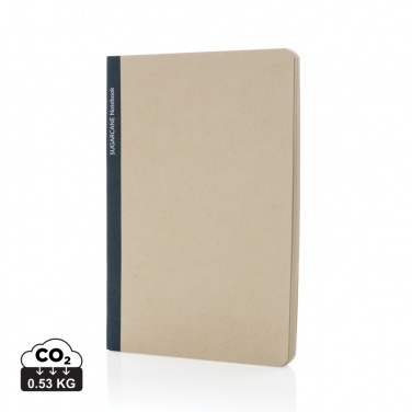 Logo trade promotional merchandise photo of: Stylo Sugarcane paper A5 Notebook