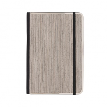 Logo trade promotional gifts picture of: Treeline A5 wooden cover deluxe notebook