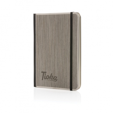 Logotrade promotional items photo of: Treeline A5 wooden cover deluxe notebook