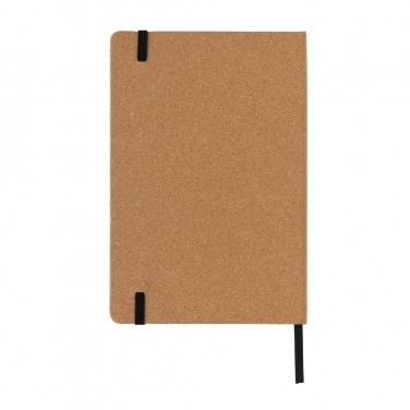 Logo trade promotional giveaways picture of: Stoneleaf A5 cork and stonepaper notebook