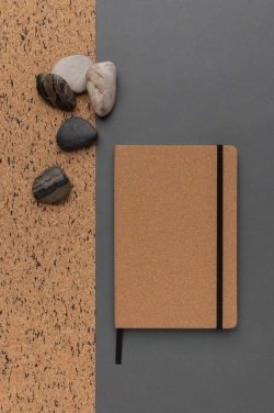 Logotrade promotional merchandise image of: Stoneleaf A5 cork and stonepaper notebook