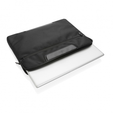 Logo trade corporate gift photo of: Swiss Peak AWARE™ RPET Voyager 15.6" laptop sleeve