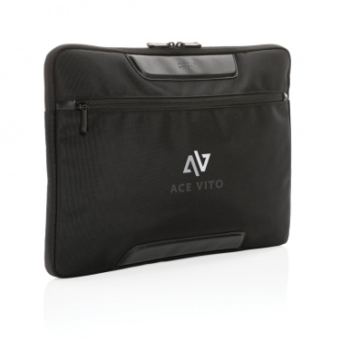 Logotrade advertising product image of: Swiss Peak AWARE™ RPET Voyager 15.6" laptop sleeve