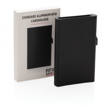 Logo trade promotional merchandise image of: Standard aluminium RFID cardholder