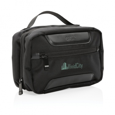 Logotrade business gift image of: Swiss Peak AWARE™ RPET Voyager toiletry bag