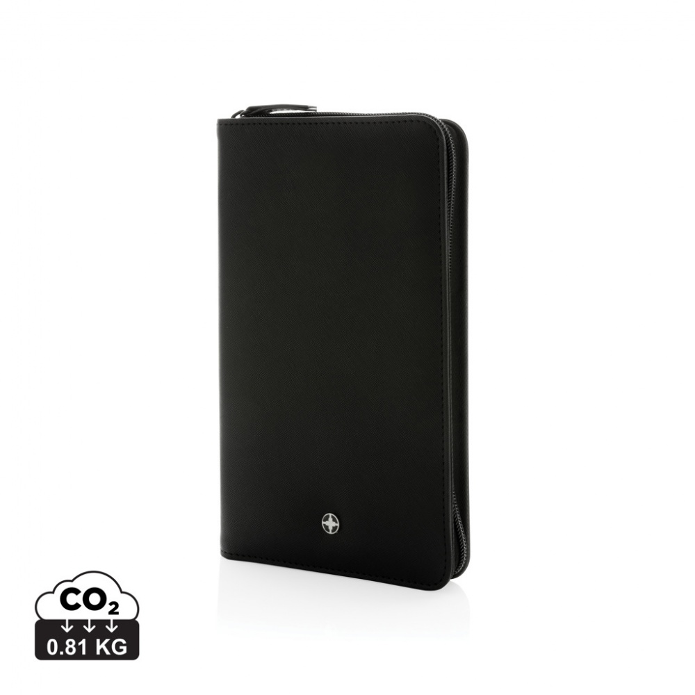 Logo trade promotional item photo of: Swiss Peak Heritage RCS rPU RFID travel wallet