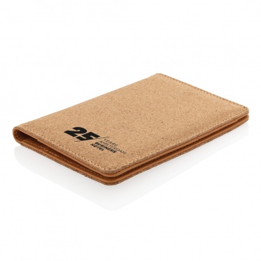 Logo trade corporate gift photo of: Cork secure RFID passport cover