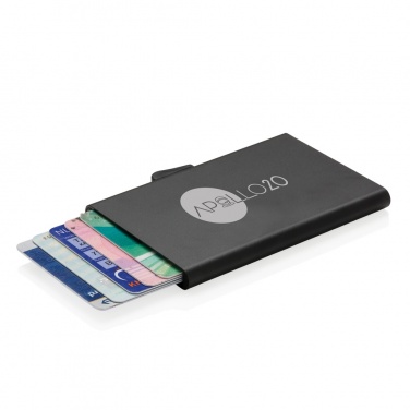 Logotrade promotional gift image of: C-Secure aluminium RFID card holder