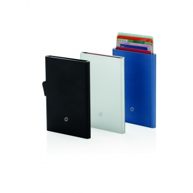 Logo trade promotional merchandise image of: C-Secure aluminium RFID card holder