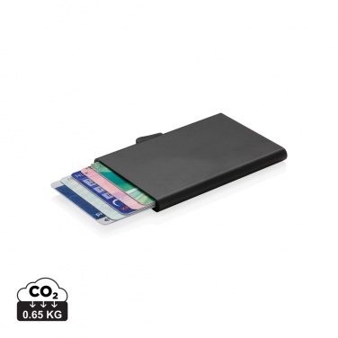 Logo trade corporate gifts picture of: C-Secure aluminium RFID card holder