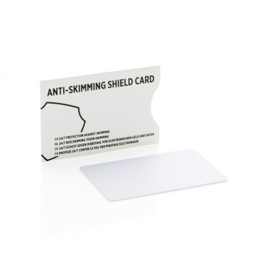 Logo trade promotional merchandise image of: Anti-skimming RFID shield card with active jamming chip