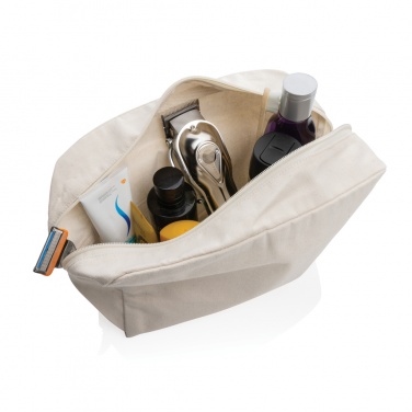 Logo trade advertising product photo of: Impact Aware™ 285 gsm rcanvas toiletry bag undyed