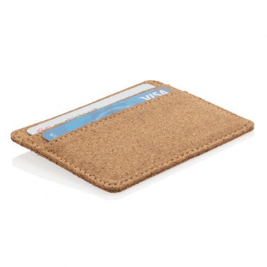 Logo trade promotional merchandise image of: Cork secure RFID slim wallet