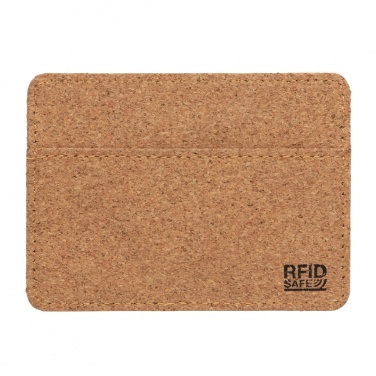 Logotrade promotional giveaway picture of: Cork secure RFID slim wallet