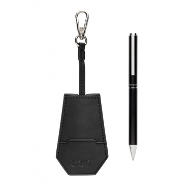 Logo trade business gift photo of: SP Tula RCS certified recycled PU key holder and pen set