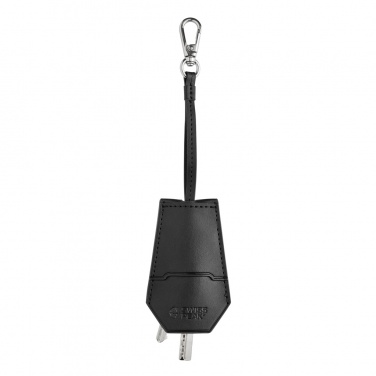 Logo trade promotional item photo of: SP Tula RCS certified recycled PU key holder and pen set