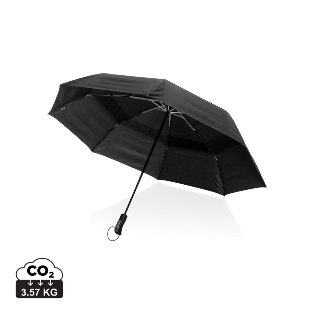 Logotrade promotional gift image of: Swiss Peak Aware™ Tornado 27” pocket storm umbrella