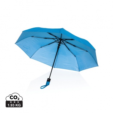 Logo trade corporate gift photo of: 21" Impact AWARE™ 190T mini auto open umbrella