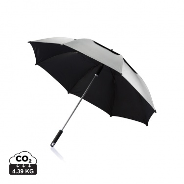 Logo trade promotional gift photo of: 27” Hurricane storm umbrella