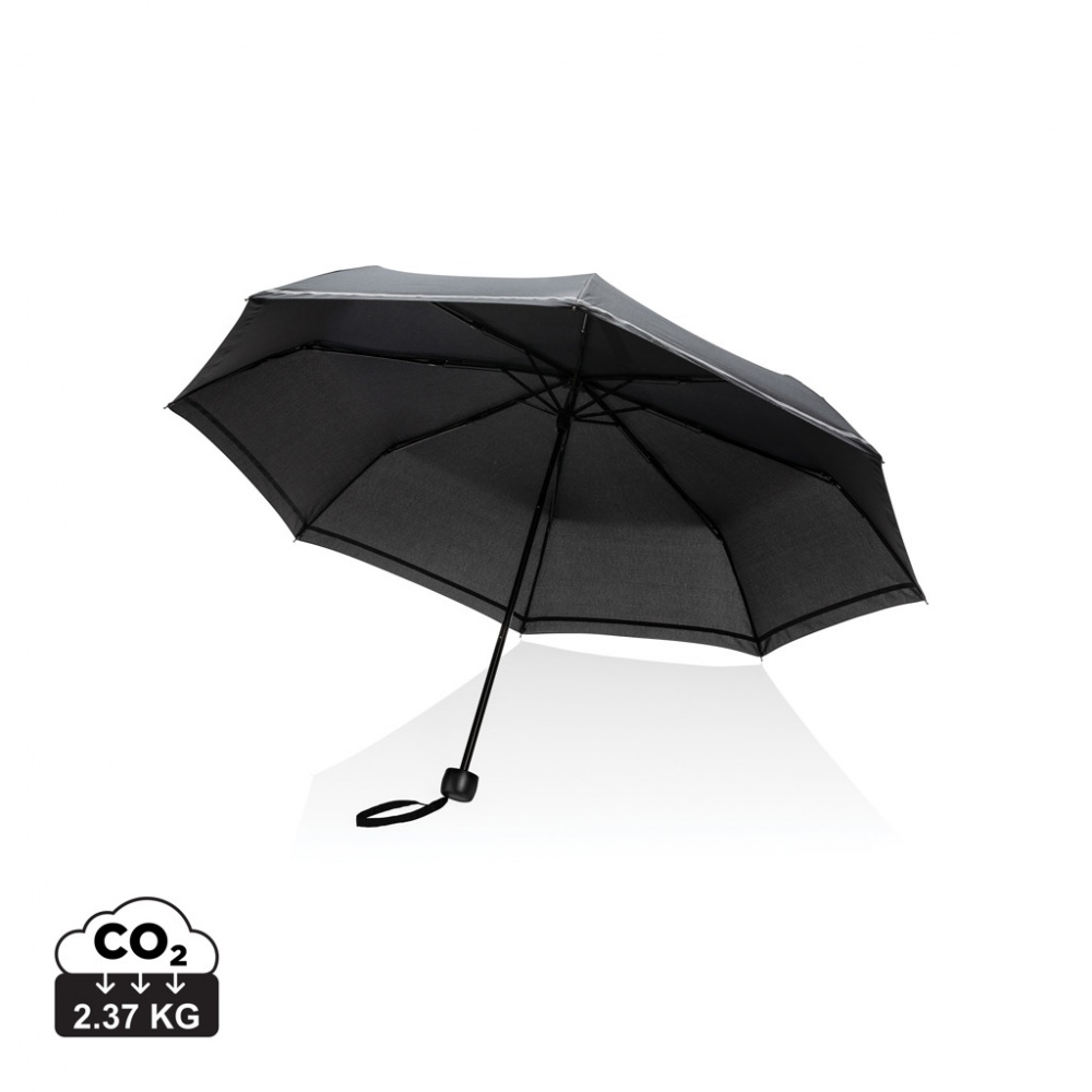 Logo trade promotional merchandise photo of: 20.5"Impact AWARE™ RPET 190T pongee mini reflective umbrella