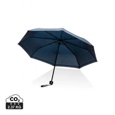 Logotrade promotional merchandise image of: 20.5"Impact AWARE™ RPET 190T pongee mini reflective umbrella