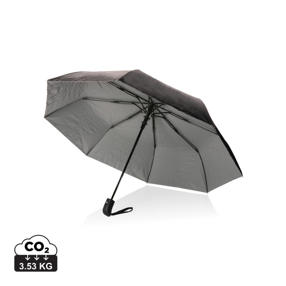 Logo trade promotional product photo of: 21" Impact AWARE™ RPET 190T Pongee dual colour mini umbrella