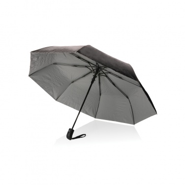 Logotrade promotional products photo of: 21" Impact AWARE™ RPET 190T Pongee dual colour mini umbrella