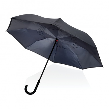 Logotrade promotional gift picture of: 23" Impact AWARE™ RPET 190T reversible umbrella