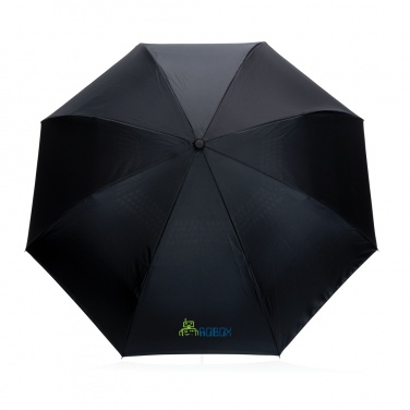 Logo trade promotional gifts image of: 23" Impact AWARE™ RPET 190T reversible umbrella