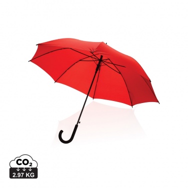 Logo trade business gift photo of: 23" Impact AWARE™ RPET 190T standard auto open umbrella