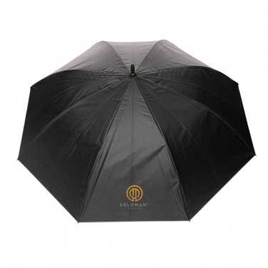 Logo trade promotional giveaway photo of: 27" Impact AWARE™ RPET 190T dual colour auto open umbrella