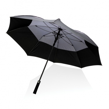 Logo trade promotional giveaways picture of: 27" Impact AWARE™ RPET 190T auto open stormproof umbrella