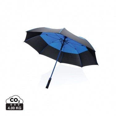 Logo trade promotional merchandise image of: 27" Impact AWARE™ RPET 190T auto open stormproof umbrella