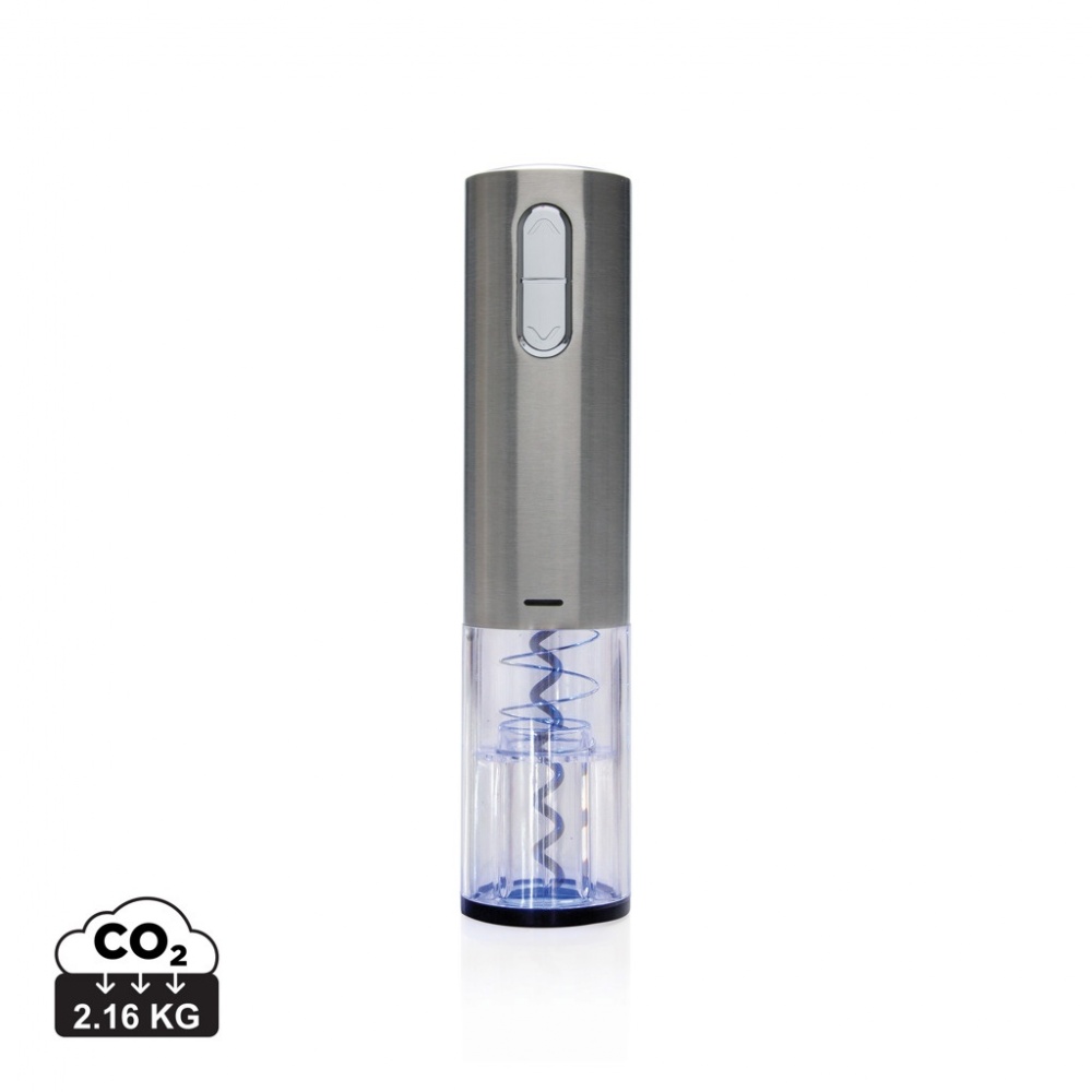 Logo trade promotional giveaways image of: Electric wine opener - USB rechargeable