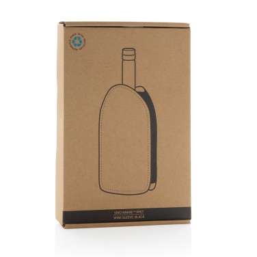 Logo trade business gift photo of: Vino AWARE™ RPET wine cooler sleeve