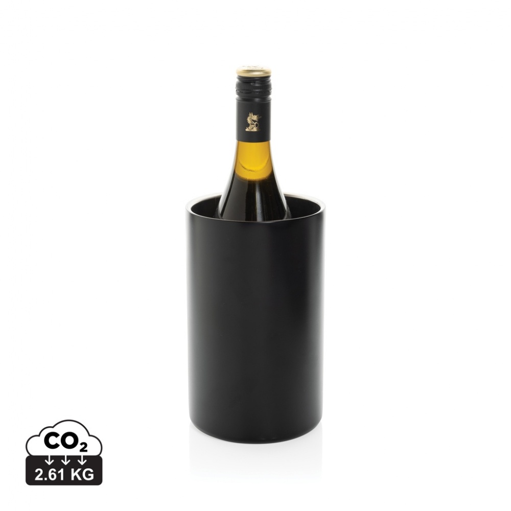 Logo trade promotional products image of: Vino RCS certified recycled stainless steel wine bucket