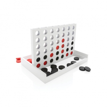 Logo trade promotional giveaways picture of: Connect four wooden game