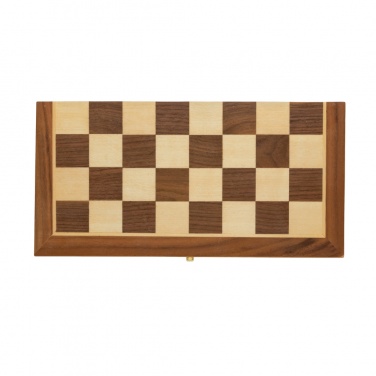 Logotrade promotional giveaway picture of: Luxury wooden foldable chess set